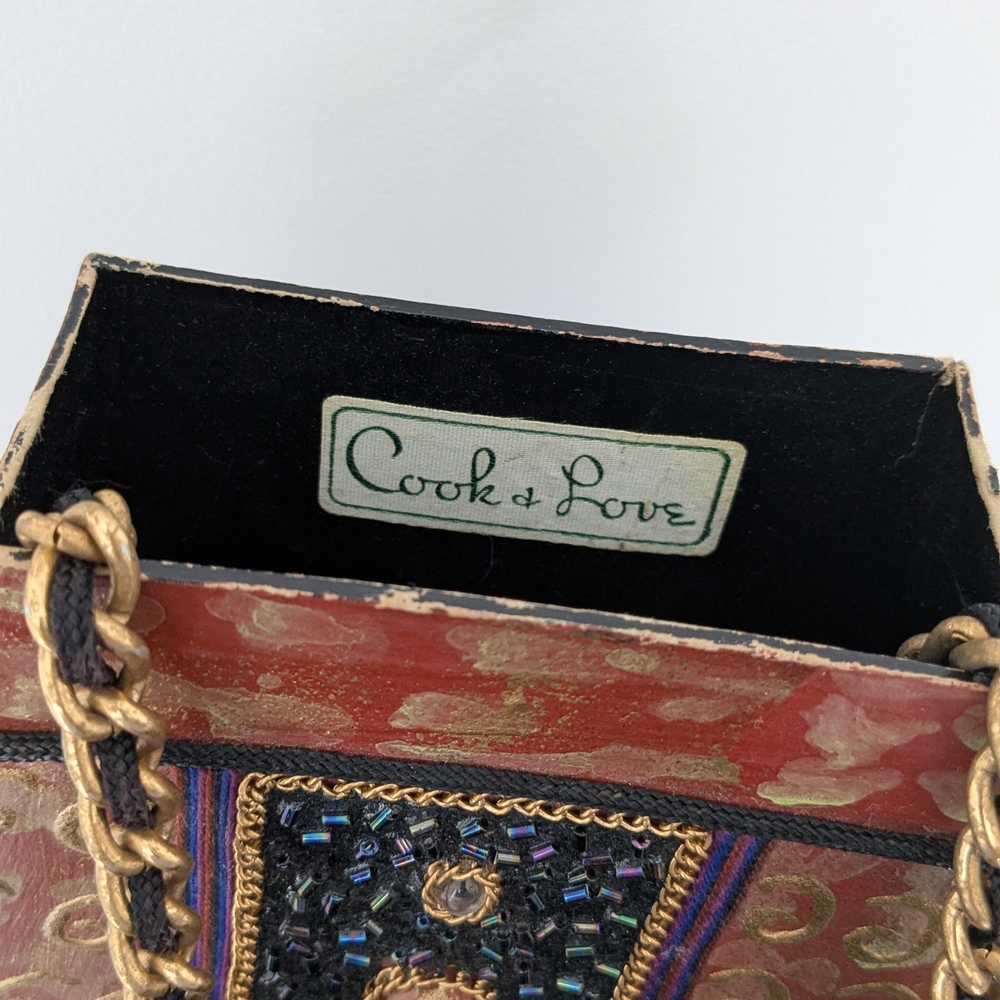 Cook And Love Gold And Purple Women's Bag View 4